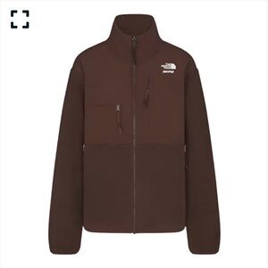 The North Face x Skims 1995 Retro Denali Jacket (brown w/hat, gloves, zip up)